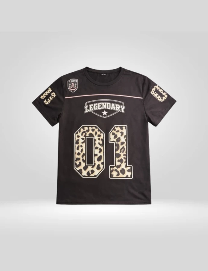 Remera jersey 01 animal print